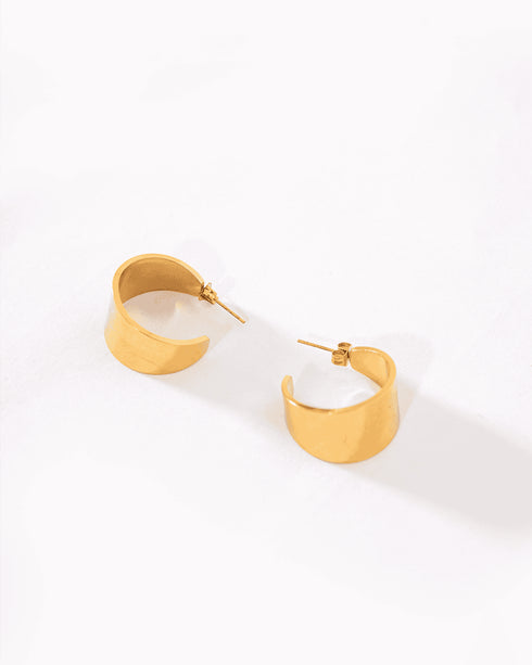 RIBBON FLAT HOOPS